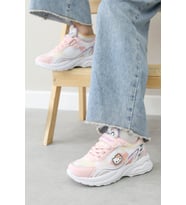 Unisex Çocuk Sneaker Ayakkabı 615XCA305 (Pudra - Beyaz)