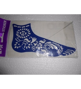 Hint Kınası Dövme Şablonları Modelleri - Ayak