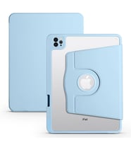 Apple iPad 10.2 2021 (9.Nesil) Kılıf Zore Termik Kalem Bölmeli Dönebilen Standlı Kılıf