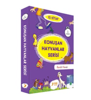 Konuşan Hayvanlar Serisi 1. Sınıf Renkli Heceli 10 Kitap