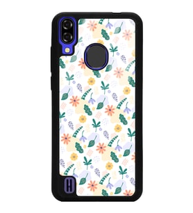 Reeder P13 Blue Uyumlu Minik Çiçekler Tasarımlı Glossy Telefon Kılıfı