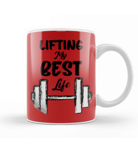 Gym Workout Fitness Lover Motivation Gift Quotes For MEN   Kupa Bardak Porselen