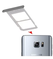 Samsung Galaxy Note 5 N920 Sim Kart Kapağı Çift Simli Gri