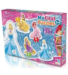 Mulvxurg  Urg02  Puzzle Disney Prensesler My First Puzzle 4 In 1 Çerçevesiz (Mulvix)