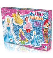 Mulvxurg  Urg02  Puzzle Disney Prensesler My First Puzzle 4 In 1 Çerçevesiz (Mulvix)