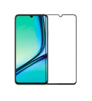 Realme Note 50 Uyumlu 5D Glass Temperli Cam Ekran Koruyucu (Siyah)