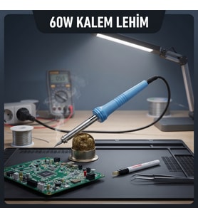 60W Kalem Lehim Makinesi - Elektrikli - Renk