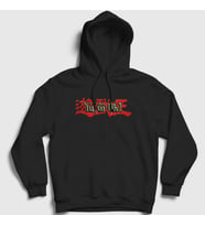 Presmono Unisex Siyah Logo Oyun Yu Gi Oh Yugioh Kapüşonlu Sweatshirt 465847tt