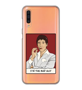 Samsung Galaxy A50 - A30S Uyumlu Scarface Tony Montana Tasarımlı Şeffaf Telefon Kılıfı