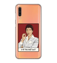 Samsung Galaxy A50 - A30S Uyumlu Scarface Tony Montana Tasarımlı Şeffaf Telefon Kılıfı