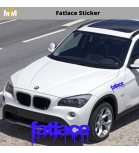 Fatlace Oto Sticker 15 CM