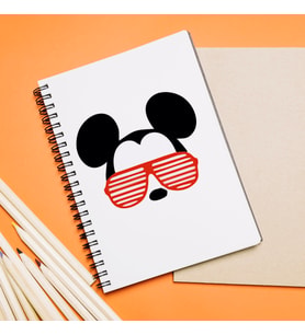 Mickey Mouse Sevgili Çift Tasarımlı Defter