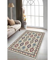 Çok Renkli Otantik Kaymaz Tabanlı Dekoratif Halı RV282 - 100 x 160 cm