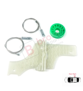 Peugeot 508 MK1 W23 8D 8E 2010-2018 4/5 Kapı 9224H9 İçin Elektrikli Arka Sağ Cam Kriko Tamir Seti