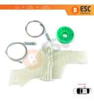 Peugeot 508 MK1 W23 8D 8E 2010-2018 4/5 Kapı 9224H9 İçin Elektrikli Arka Sağ Cam Kriko Tamir Seti
