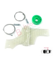 Peugeot 508 MK1 W23 8D 8E 2010-2018 4/5 Kapı 9224H9 İçin Elektrikli Arka Sağ Cam Kriko Tamir Seti