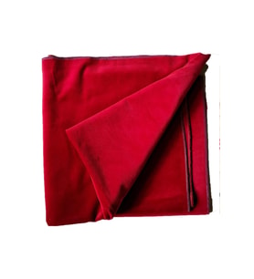 ESER Okey Oyun Masa Örtüsü Kadife 140x140 Kırmızı