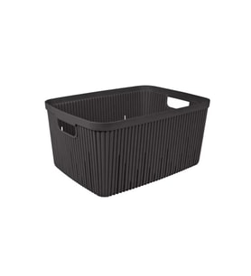Herevin HER161373-012 Gri Çok Amaçlı Plastik Sepet 18 L