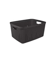 Herevin HER161373-012 Gri Çok Amaçlı Plastik Sepet 18 L