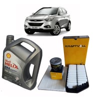 HYUNDAİ İX35 1.6 GDİ BENZİNLİ YAĞ BAKIM SETİ HAVA + POLEN + YAĞ FİLTRESİ + SHEL 5W 30 MOTOR YAĞI