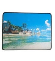 Mouse Pad Kaymaz Taban Pürüzsüz üst Yüzey 25cmx32cm Küçük Boy Deniz Manzaralı Mouse Matı (Çok Renkli)