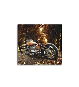DBSanatevi Ormanda Motosiklet Tablo 50 X 50 Cm
