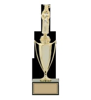 ODAK KUPA - Figürlü Kupalar - Mezuniyet Kadın Figürlü Kupalar FG-039 B - 33 cm