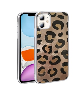 Apple iPhone 11 Uyumlu Kılıf Desenli Zore Mep Kapak (Gold)