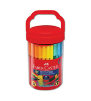 Faber Castell Eğlenceli Keçeli Kalem 50 Renk Plastik Kova