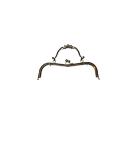 Çanta Klips Saplı Papatya 25 Cm Altın