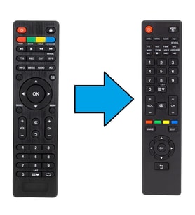 Dijitsu Andorid Smart Led Tv Kumandası-Resimde Sağdaki Gönderilir