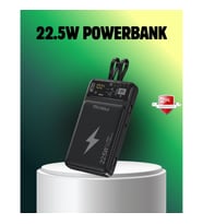Mey İthalat® Powerbank Dahili Ekranlı 10000 mAh Çift Kablolu