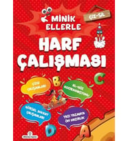 Çiz - Sil Minik Ellerle Harf Çalışması (Kalem Hediyeli)