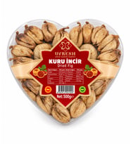 Kuru İncir - Şeffaf Kalp Tepsi (500 g)