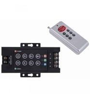 RGB LED Kontrol Paneli 360W Uzaktan Kumandalı 12V-24V Şerit LED Kumanda Dimmer Global K2 KLD104