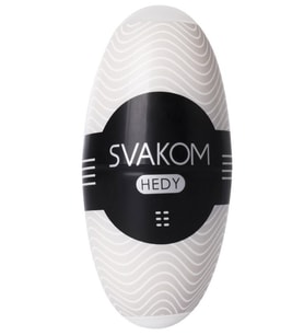 Svakom Hedy Ultra Yumuşak İçi Tırtıklı Erkeklere Özel Beyaz Mastürbatör
