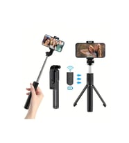 Ga66 Bluetooth Selfie Çubuğu Tripod Telefon Tutucu ve Monopod Standı