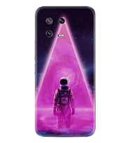 Xiaomi 13 Kılıf Resimli Desenli Silikon Platinium Series Astro Purple 1890