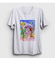 Presmono Unisex Beyaz Precure Pretty Cure Anime T-Shirt 439780tt