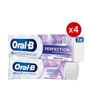 Oral-B 3D White Advanced Luxe Perfection Beyazlatıcı Diş Macunu 75 ml x 4 Nane Aromalı