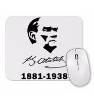 10 Kasım Atatürk Tişörtü Mouse Pad