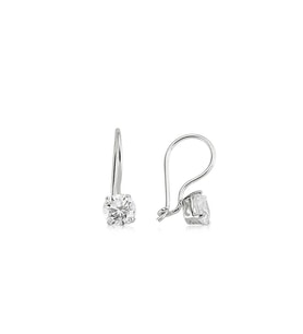 Gümüş Tek Taş Sallantılı Küpe CSR2181862