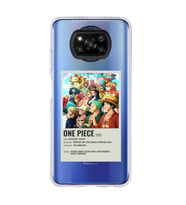 Poco X3 Pro Uyumlu One Piece Desenli Şeffaf Telefon Kılıfı