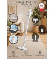 Torima Dikey Süpürge Elektrikli 600W Vakum Süpürge TVC01 Beyaz
