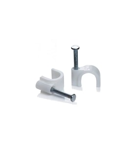 M177PK Kroşe-40 Adet/5 NO-10mm Çelik Çivili/2 Adet Cat5/6 İç Mekan Ethernet Kablosu İçin Uygun