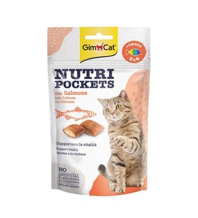 Gimcat Nutripockets Kedi Ödülü Somon Omega 3&6 60Gr
