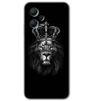Redmi Note 12 5G Kılıf HD Desen Baskılı Kılıf - King Lion