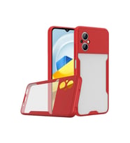 Durukar® Poco M5 Kılıf Platin Silikon - Kırmızı