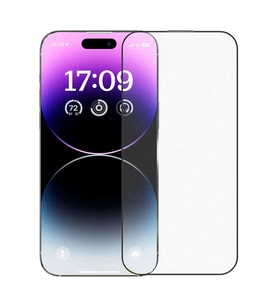 Baseus Crystalline iPhone 14 Pro için Parlama Önleyici Tempered Cam Ekran Koruyucu (Şeffaf)