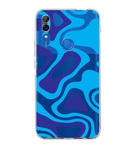 PrintiFy Huawei P Smart Z Uyumlu Kamera Korumalı Renkli Desen Tasarımlı Şeffaf Silikon Kılıf